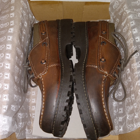 Chaps Eugene Brown/Tan Mens Shoes Size 8 - Picture 5 of 7